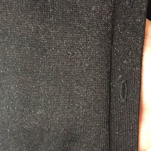 Vintage Isaac Mizrahi black sheer sparkly cardigan - Picture 2 of 3